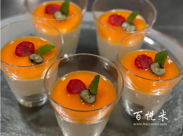 好吃又好看的玻璃杯蛋糕，芝士蛋糕，沒有吉利丁的奶酪層